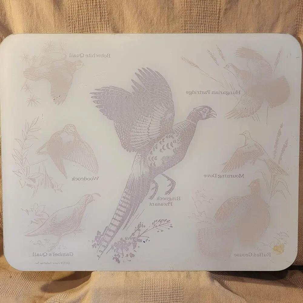 Stunning Wild Game 16 x 20 Glass Cutting Board-Tempered Glass